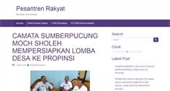 Desktop Screenshot of pesantrenrakyat.com